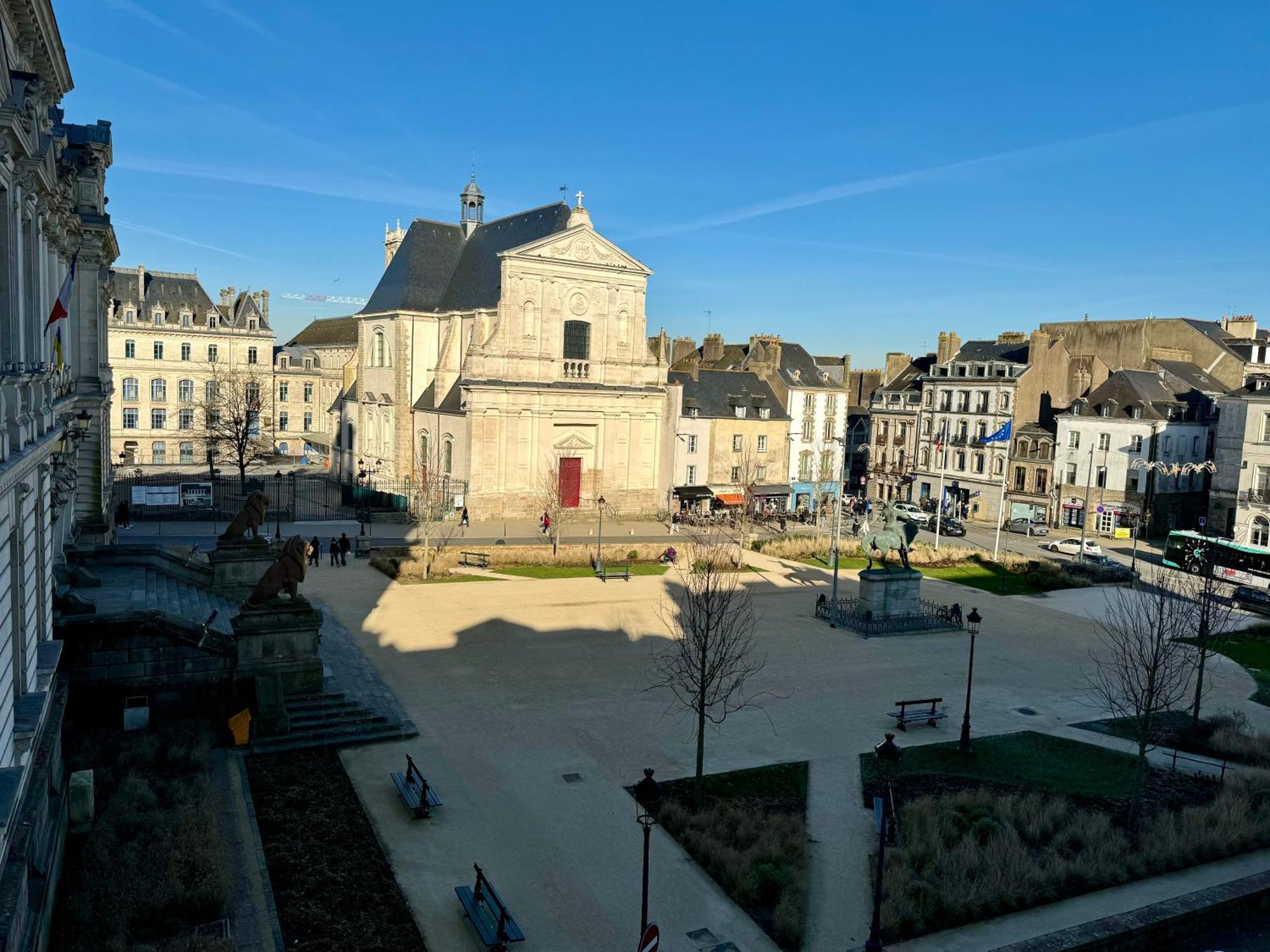 Vue Imprenable Sur La Mairie Daire Vannes Dış mekan fotoğraf